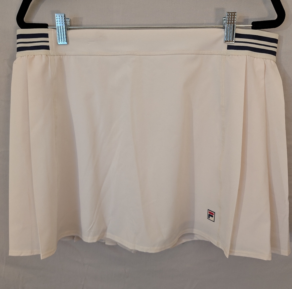 Fila Women's Cream Tennis Skirt